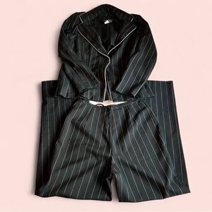*SOLD* Vintage Y2K 90s Office Siren Pinstripe Suit